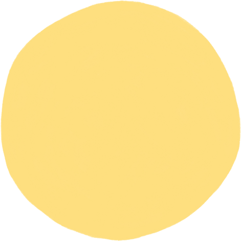 Yellow hand drawn circle