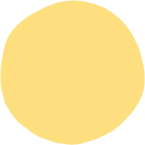 Yellow Hand Drawn Circle